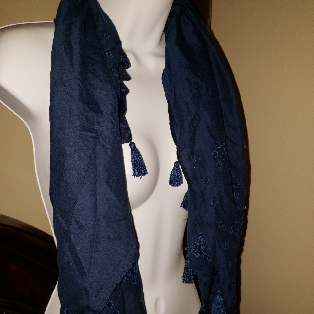 Jet blue Scarf - Picture 2 of 3